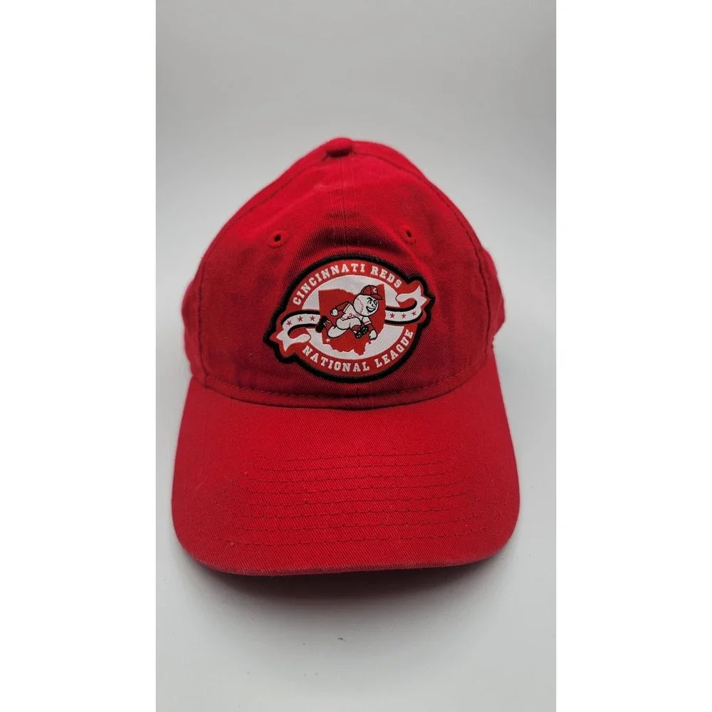 Cincinnati Reds New Era 9FORTY Red Strapback Adjustable‎ Hat Cap YOUTH